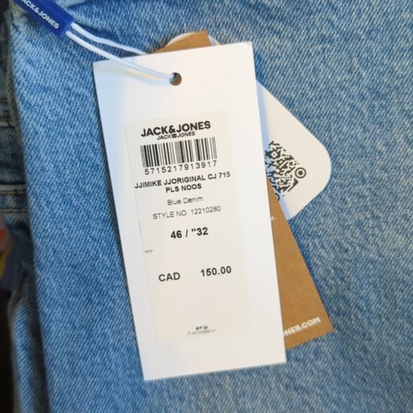 Jack & Jones Comfort Jeans Mike Fit 46 * 32 New - Picture 11 of 11